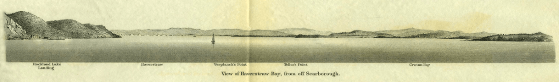 View of Haverstraw Bay, from off Scarborough. Published by the United States Coast Survey, Washington, D.C., 1868