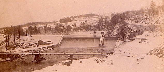 The Old Croton Dam after reconstruction.