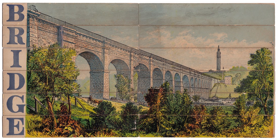 High Bridge puzzle, published by E. G. Selchow & Co., circa 1867-1880