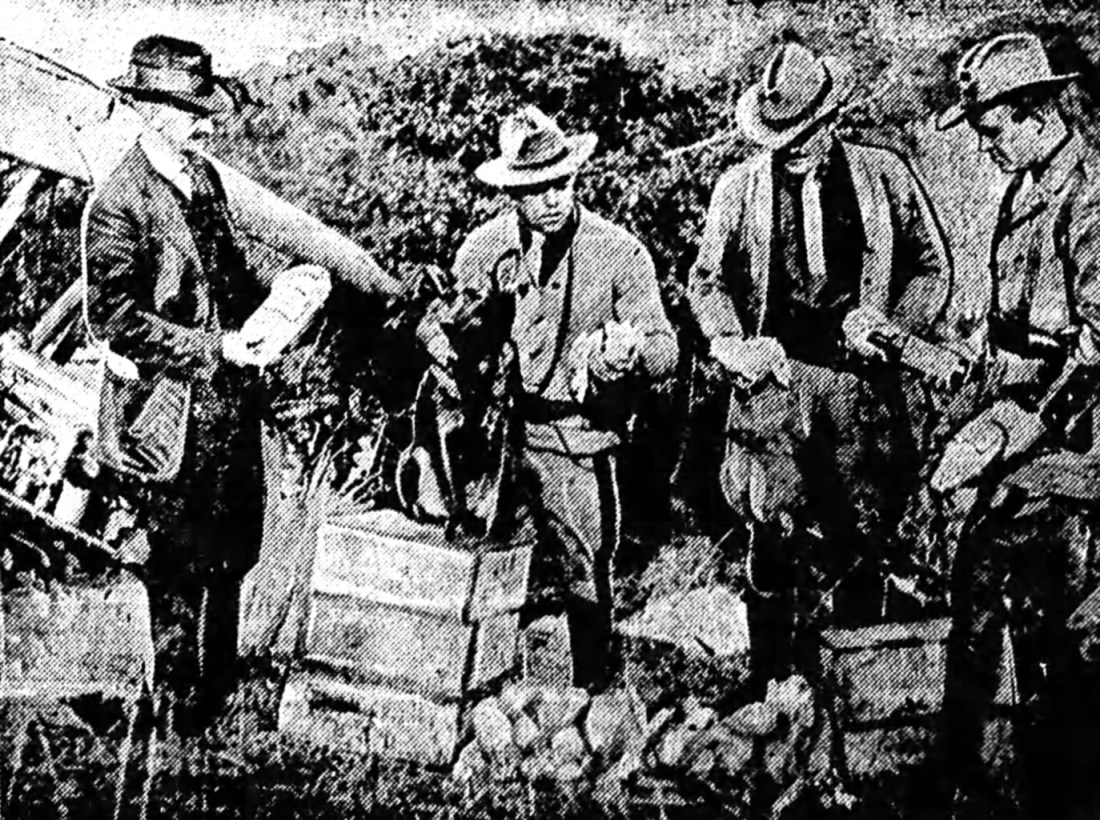 Agents with Rum Bottles